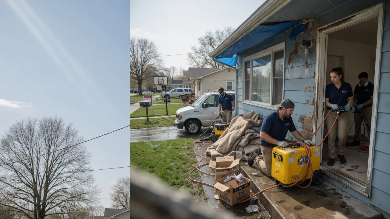 Basement Flood Cleanup in Rossburg, OH near me